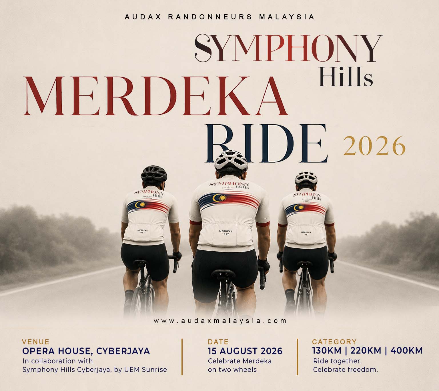 Audax Symphony Hills Merdeka Ride