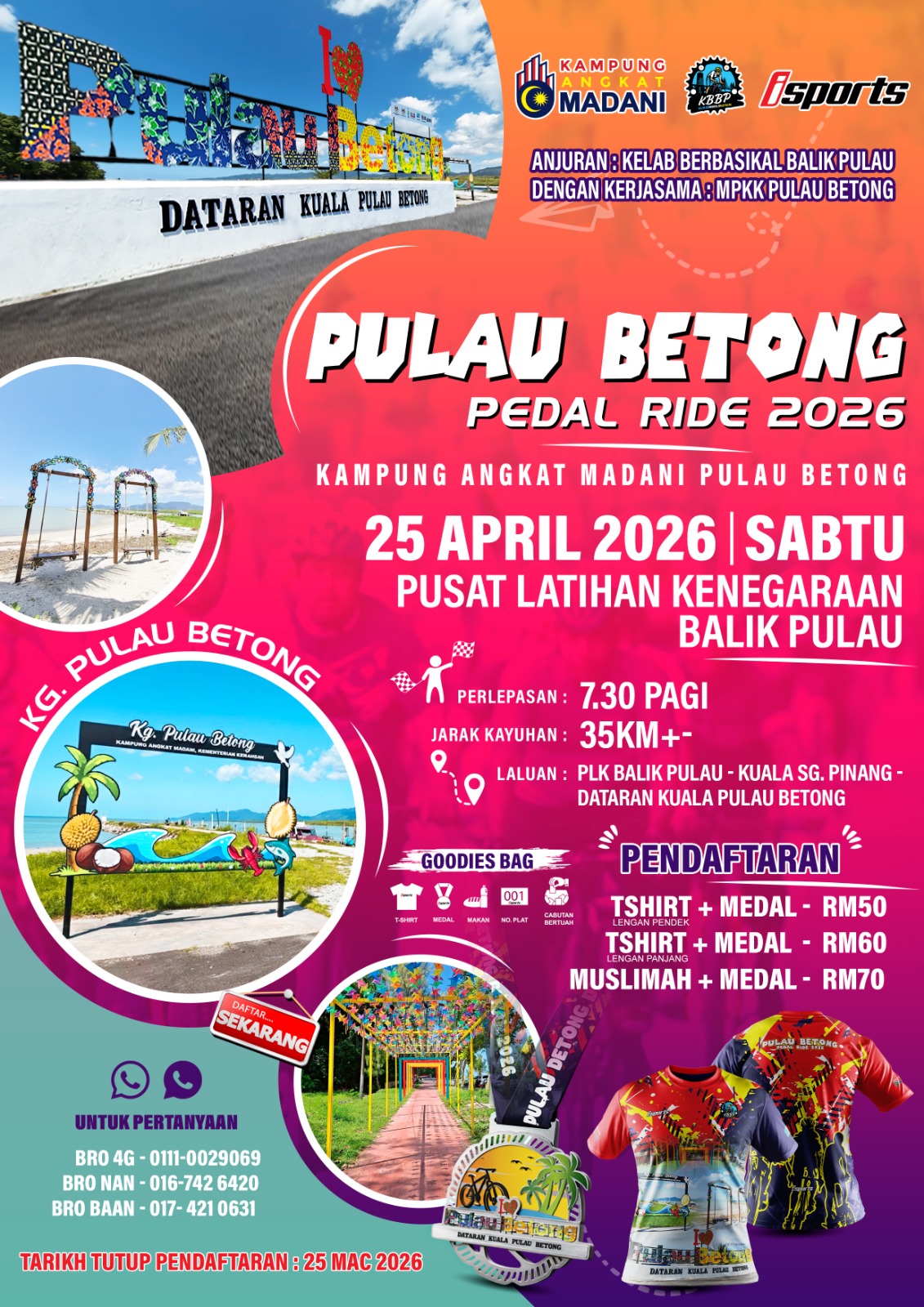 Pulau Betong Pedal Ride 2026