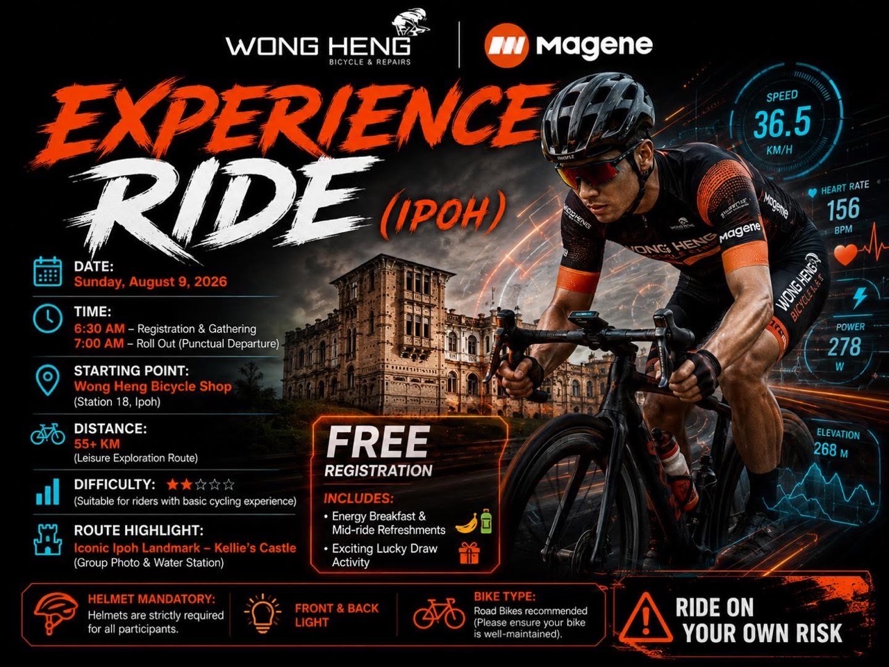 Wong Heng x Magene Experience Ride 2026